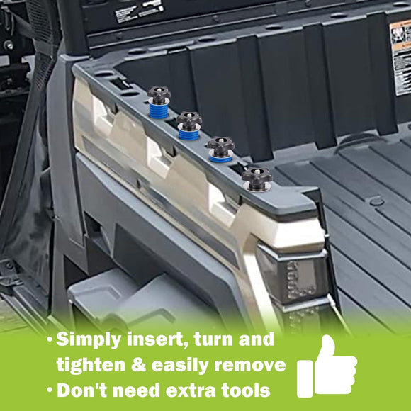 Polaris Ranger General 4 1000 Lock & Ride Knob Tie Down Anchor Cargo Hook - WeiSen - ZT137 - B