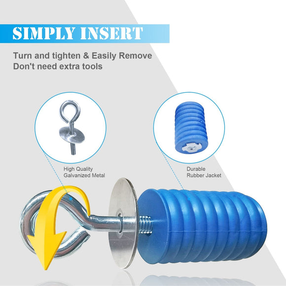Polaris Ranger General 4 1000 Lock & Ride Knob Tie Down Anchors Kit - WeiSen - ZT137 - A