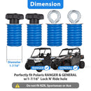 Polaris Ranger & General XP 1000 Lock & Ride UTV Tie Down Anchors Cargo Hook - WeiSen - ZT137 - C