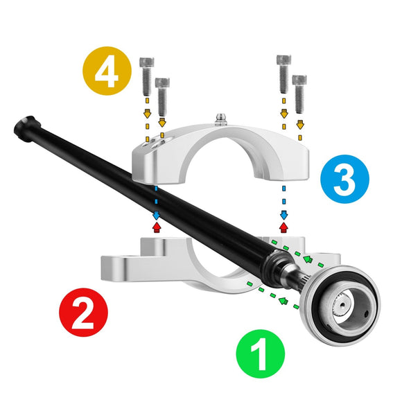 Polaris Ranger XP 570 900 1000 Heavy - Duty Billet Aluminum Carrier Bearing - WeiSen - 80404002