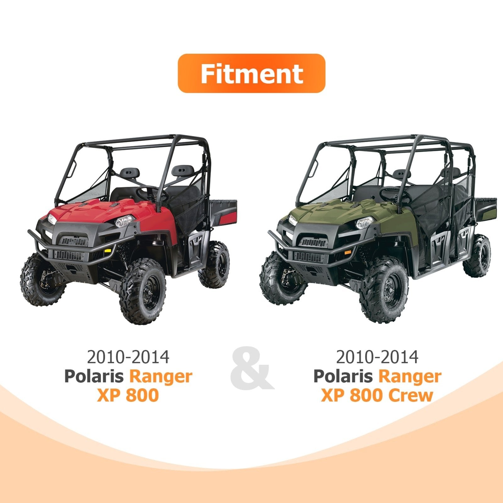 Polaris Ranger XP 800 900 Crew HDPE Front Rear Suspension A Arm Bushin ...