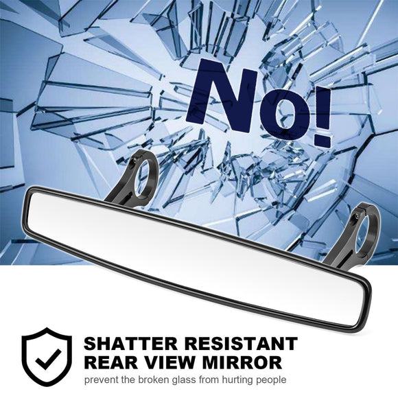 Polaris RZR 570 800 900 1000 Center Rear View Mirror for 1.75" Roll Bar - WeiSen - ZT035 - C