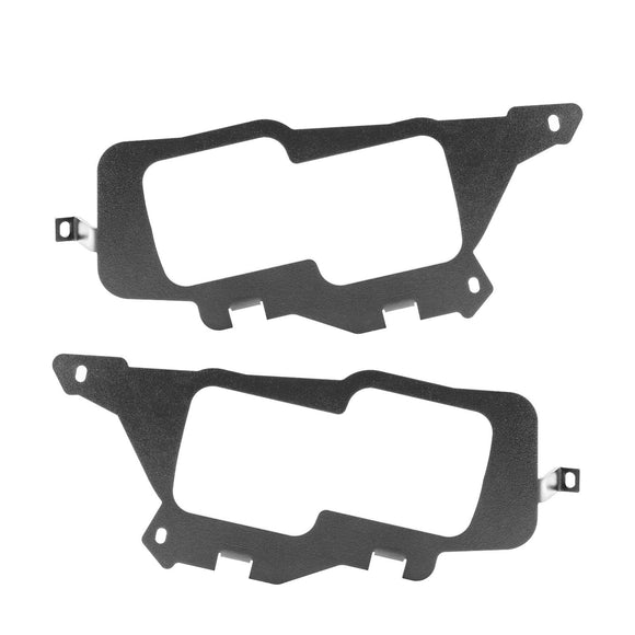 Polaris RZR 800 900 XP 1000 Front Bumper LED Dual Headlight Pods Mount Brackets - WeiSen - ZT073