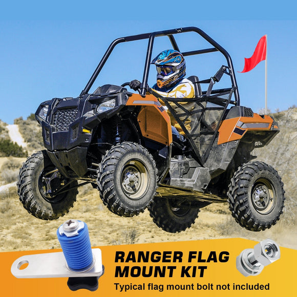 Polaris RZR 800/900/1000 Whip Flag Poles Mount Lock & Ride Anchor - Weisen - ZT138 - D