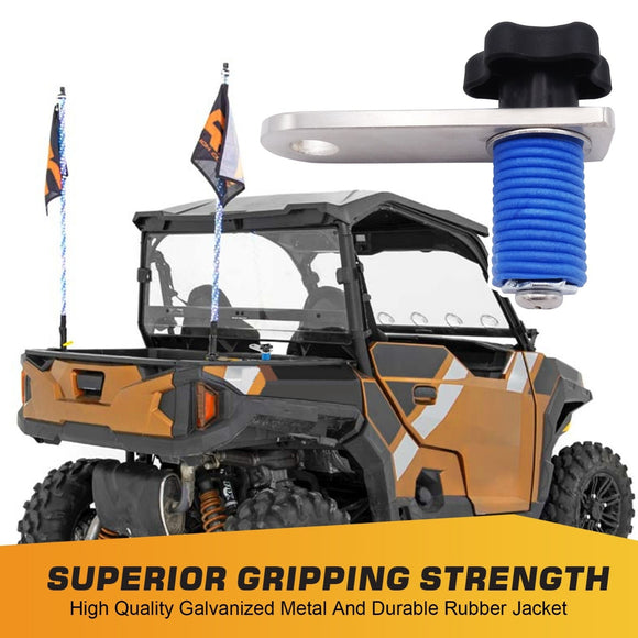 Polaris RZR 800/900/1000 Whip Flag Poles Mount Lock & Ride Anchor - Weisen - ZT138 - D