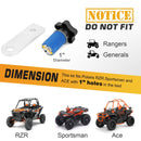 Polaris RZR 800/900/1000 Whip Flag Poles Mount Lock & Ride Anchor - Weisen - ZT138 - D