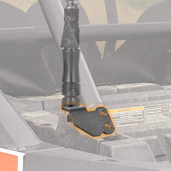 Polaris RZR 800/900/XP 1000 Rear Backup LED Whip Flag Light Pod Mount Brackets - WeiSen - 80104006