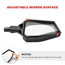 Polaris RZR 900 1000 Rear View Mirrors for 1.75" 2" Round Roll Bar - WeiSen - 80301019