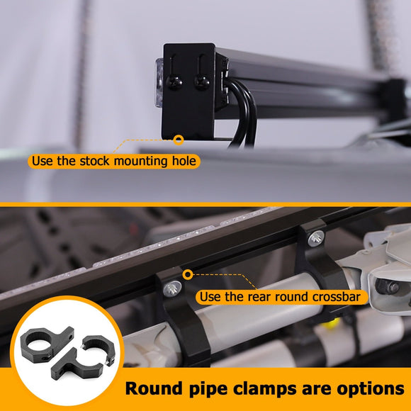 Polaris RZR Maverick X3 UTV ATV Multi - Function 30" Offroad LED Rear Chase Strobe Light Bar w/ Brake Reverse Turn Signal Light - WeiSen - 80208001