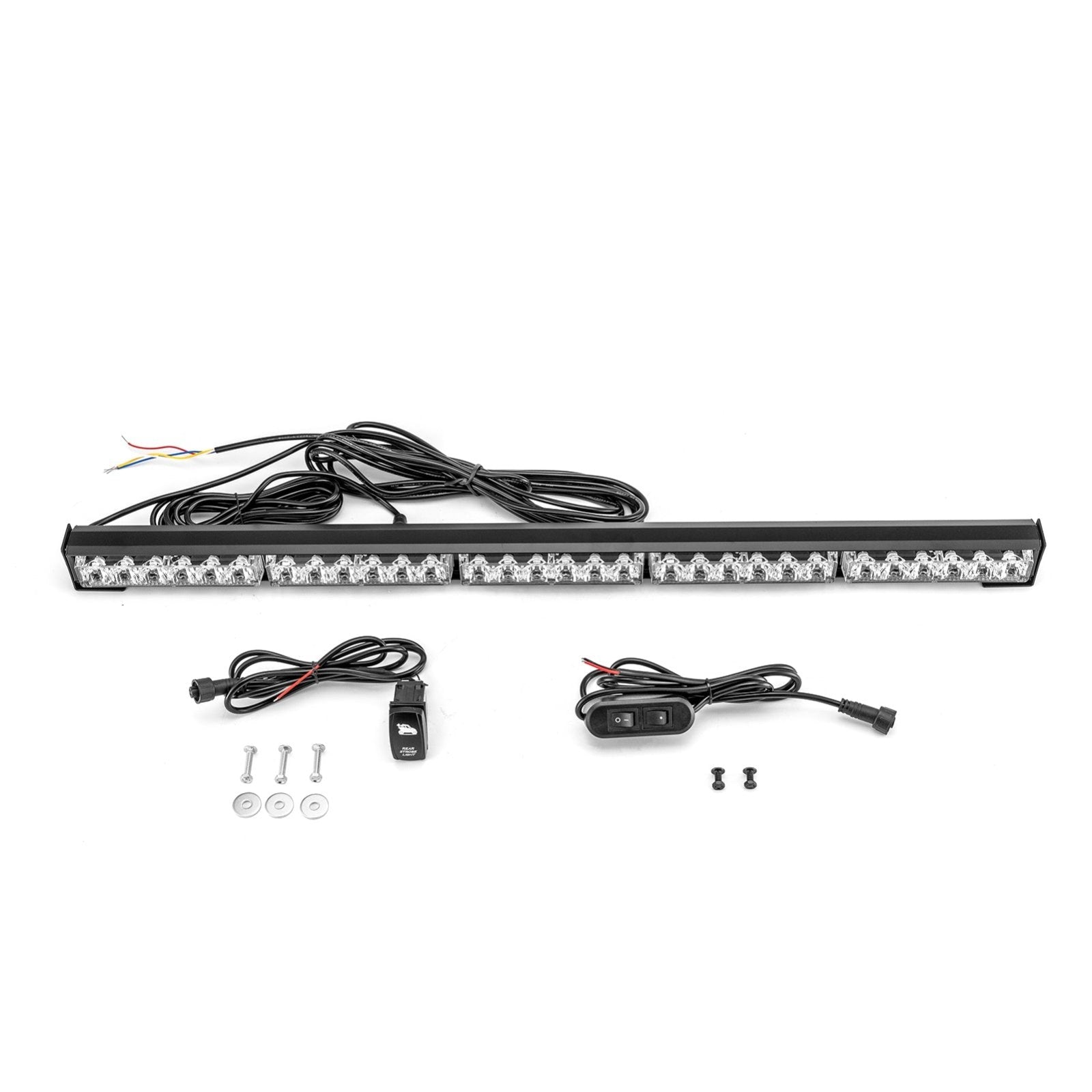 Polaris RZR Maverick X3 UTV ATV Multi-Function 30" Offroad LED Rear Chase Strobe Light Bar w/ Brake Reverse Turn Signal Light - Weisen