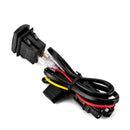 Polaris RZR PRO XP / PRO R USB Rocker Switch 12v Dual Charger Wire Harness w/ Pulse Power Bar Plug Connector - WeiSen - 80206023