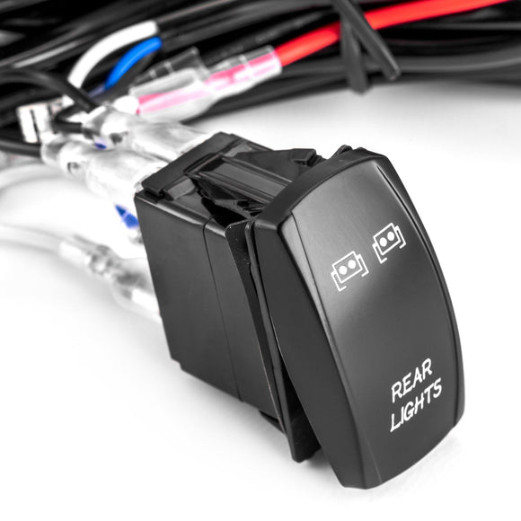 Polaris RZR Ranger General Xpedition w/ Pulse BusBar Plug&Play 2 Lead LED Light Wiring Harness Kit - WeiSen - 80206009