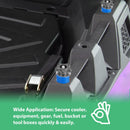 Polaris RZR Sportsman Lock and Ride ATV 1" Cargo Hole Tie Down Anchor Knob Kit - WeiSen - ZT138 - B