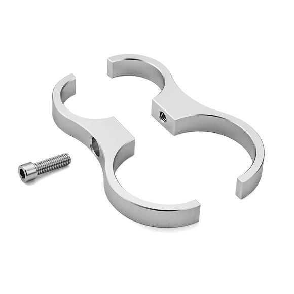 Polaris RZR XP 1000 4Pcs 1.75" Round Cage Roll Bar Shock Reservoir Mount Clamps - WeiSen - ZT271