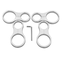 Polaris RZR XP 1000 4Pcs 1.75" Round Cage Roll Bar Shock Reservoir Mount Clamps - WeiSen - ZT271