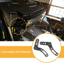 Polaris RZR XP 1000 900 Windshield Roof 30 - 32" LED Light Bar Bracket Mount - WeiSen - ZT034