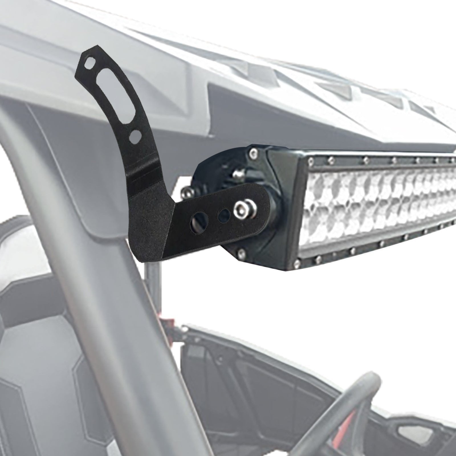 Polaris RZR XP 1000 900 Windshield Roof 30-32" LED Light Bar Bracket Mount - Weisen