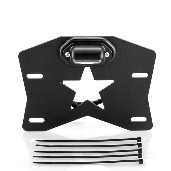 Polaris RZR XP 1000 Can Am Maverick X3 UTV Universal LED License Plate Frame - WeiSen - 80203006