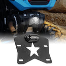 Polaris RZR XP 1000 Can Am Maverick X3 UTV Universal LED License Plate Frame - WeiSen - 80203006