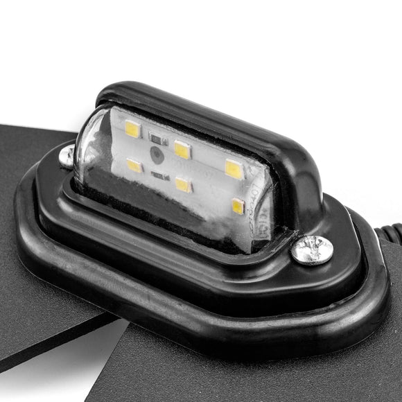 Polaris RZR XP 1000 Can Am Maverick X3 UTV Universal LED License Plate Frame - WeiSen - 80203006