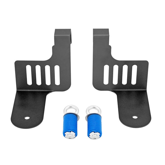 Polaris RZR XP Turbo 20 Quart RTIC Cooler Brackets Mount w/ 2 Tie Down Anchors - WeiSen - 80108004