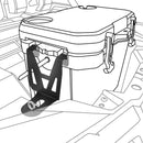 2015 - 2021 Polaris RZR XP Turbo/XP 4 Turbo 26 Quart Cooler Mount Bracket + 2 Knob Tie Down Anchors - WeiSen - 80108002