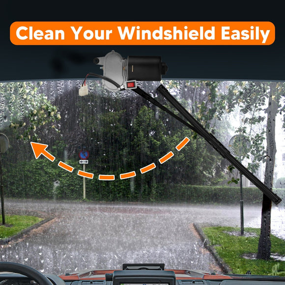 Polaris RZR/Ranger Can - Am Defender/Marverick 12V Electric Windshield Wiper Washer Pump Kit - WeiSen - 80309001