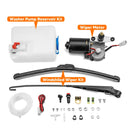 Polaris RZR/Ranger Can - Am Defender/Marverick 12V Electric Windshield Wiper Washer Pump Kit - WeiSen - 80309001