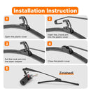 Polaris RZR/Ranger Can - Am Defender/Marverick 12V Electric Windshield Wiper Washer Pump Kit - WeiSen - 80309001