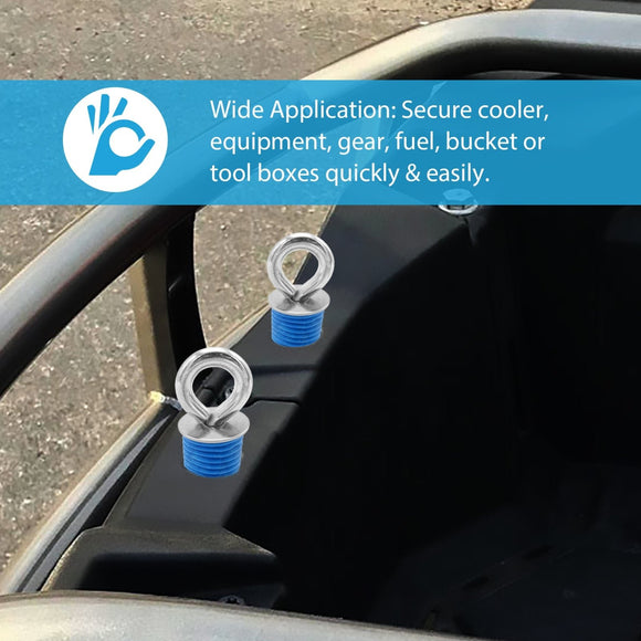 Polaris RZR/Sportsman Ace ATV Tie Down Anchor Lock Ride Rear Cargo Mount Knob - Weisen - ZT138 - A