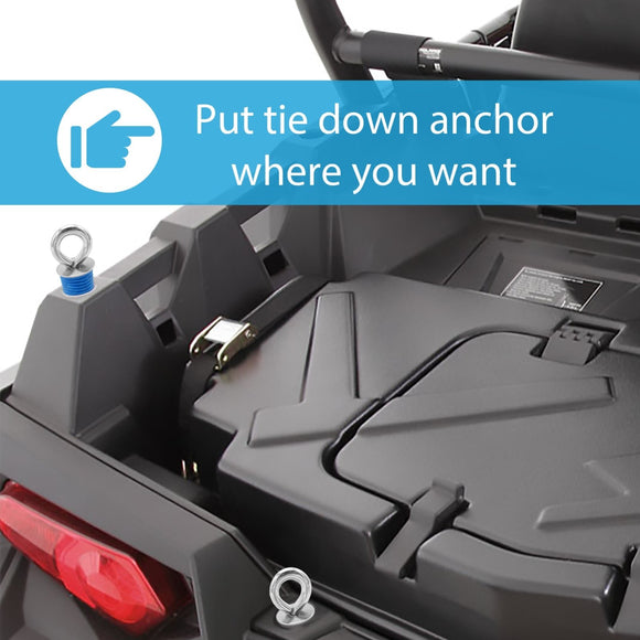 Polaris RZR/Sportsman Ace ATV Tie Down Anchor Lock Ride Rear Cargo Mount Knob - Weisen - ZT138 - A