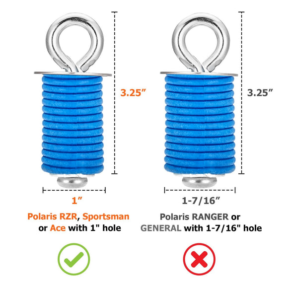 Polaris RZR/Sportsman Ace ATV Tie Down Anchor Lock Ride Rear Cargo Mount Knob - Weisen - ZT138 - A