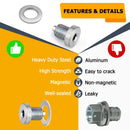 Solid Steel M12 x 1.25 Magnetic Engine Oil Drain Plug for Most Toyota Lexus Chevrolet Nissan - WeiSen - 70311004