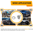 Solid Steel M12 x 1.25 Magnetic Engine Oil Drain Plug for Most Toyota Lexus Chevrolet Nissan - WeiSen - 70311004