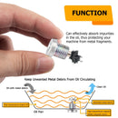 Solid Steel M14 x 1.5 Magnetic Engine Oil Transmission Drain Plug for Most Ford Hyundai KIA - WeiSen - 70311006