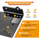 Suzuki King Quad 450/500/700/750 Heavy Duty Steel ATV Winch Mounting Bracket - WeiSen - 80106025