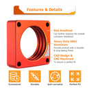 Throttle Body Spacer Kit for Jeep Cherokee XJ / Comanche MJ / Wrangler TJ YJ 4.0L 2.5L Engines - WeiSen - 70508005