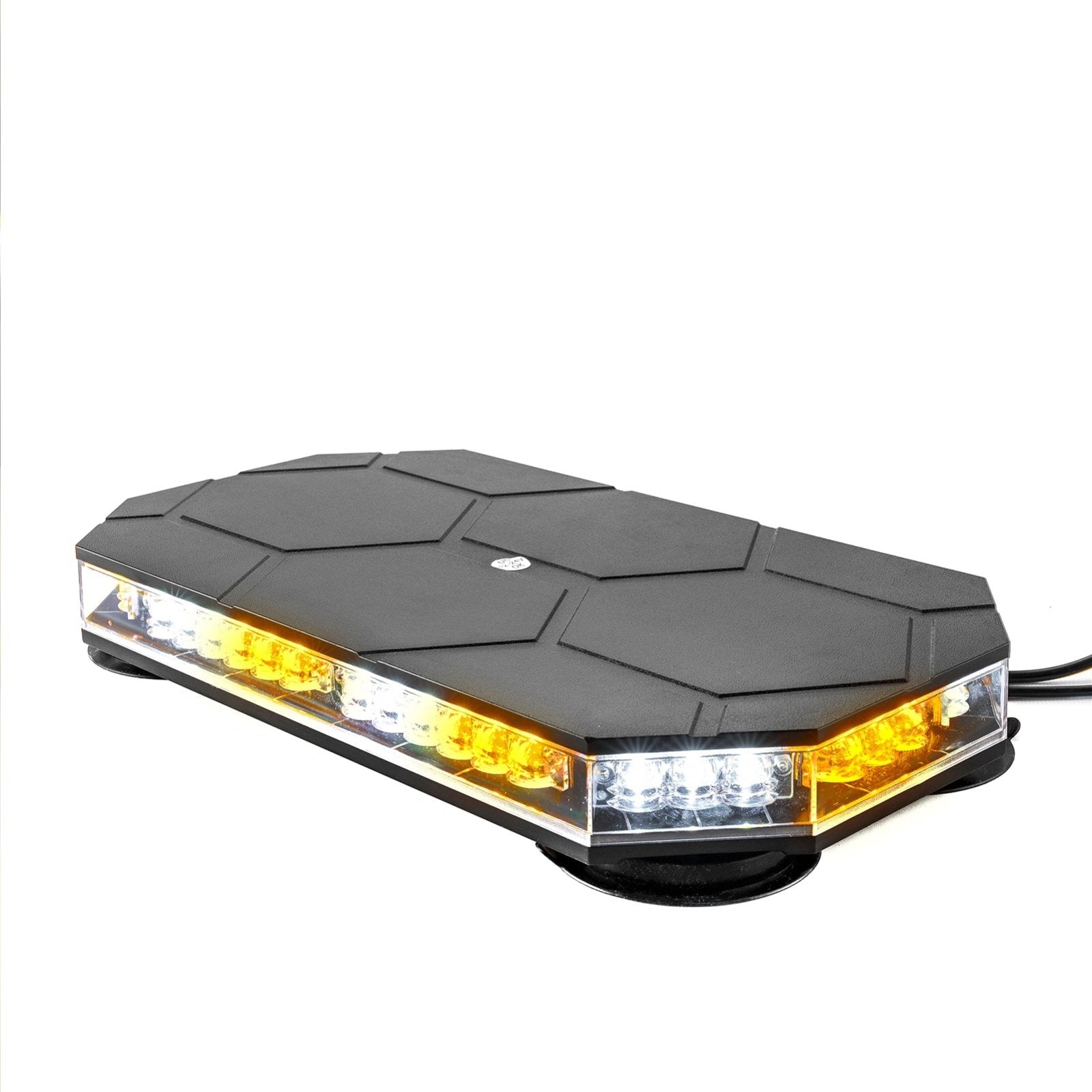 Tow Trucks Pickup Safety Construction Vehicles Double Side-Amber/White 16" 42LED Roof Top Emergency Strobe Light Bar - Weisen