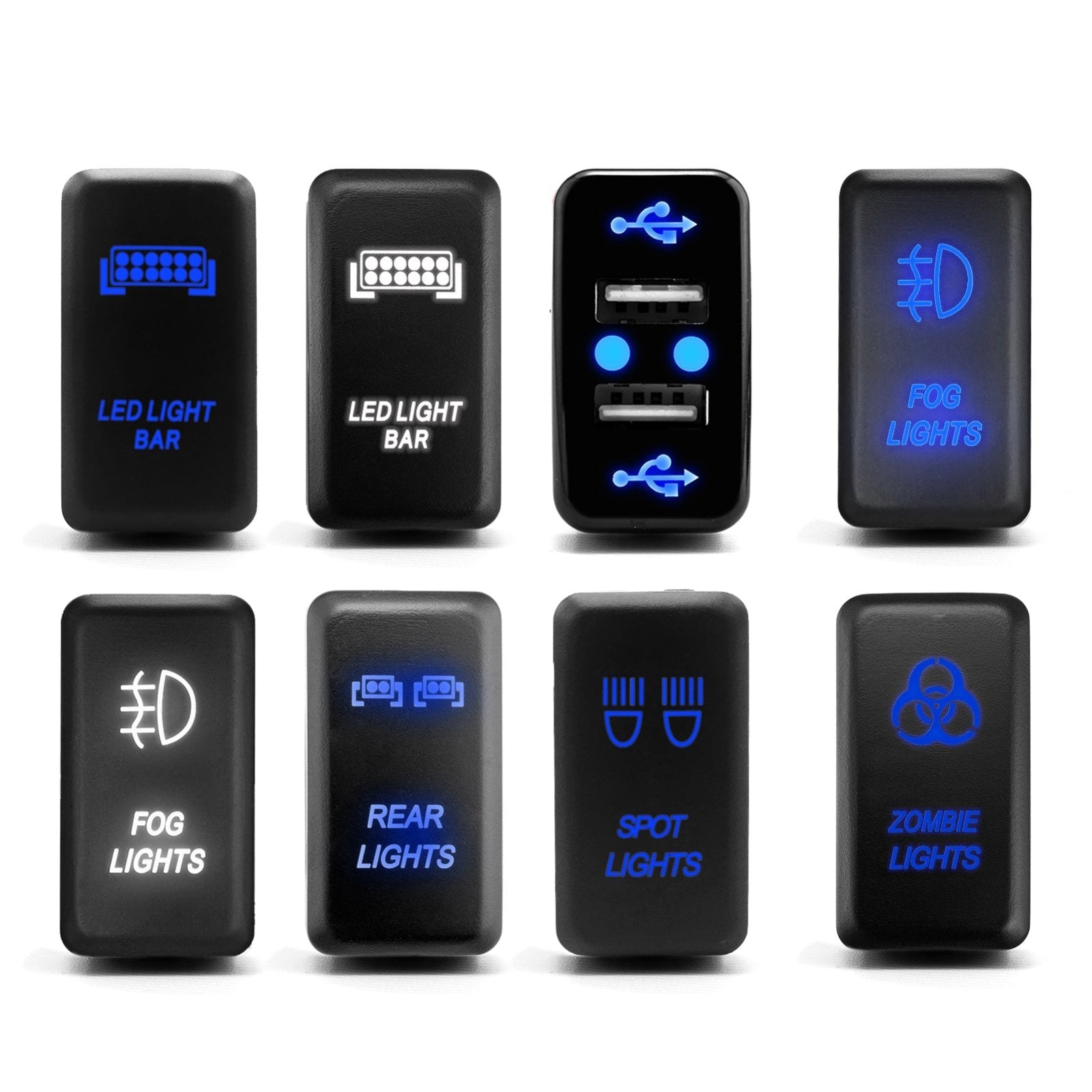 Toyota Tacoma Tundra 4Runner LED Light Rocker Switch Push Button | Weisen