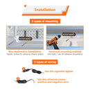 8PCS Universal 12LEDs Emergency Warning Hazard Flash Strobe Light Kit - WeiSen - 70207001