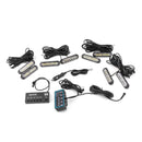 8PCS Universal 12LEDs Emergency Warning Hazard Flash Strobe Light Kit - WeiSen - 70207001