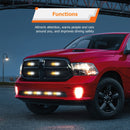 8PCS Universal 12LEDs Emergency Warning Hazard Flash Strobe Light Kit - WeiSen - 70207001