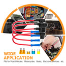 Trucks SUVs Boats Universal 12Pcs 4 Types 12V Add - a - Circuit Adapter and Fuse Kit - WeiSen - 70220005