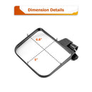 Universal 2 - Magnetic No Drill Side Mirrors w/ Turn Signal Fits Mowers/ Golf Carts/ Bobcat - WeiSen - 60201003