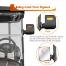 Universal 2 - Magnetic No Drill Side Mirrors w/ Turn Signal Fits Mowers/ Golf Carts/ Bobcat - WeiSen - 60201003