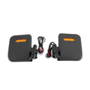 Universal 2 - Magnetic No Drill Side Mirrors w/ Turn Signal Fits Mowers/ Golf Carts/ Bobcat - WeiSen - 60201003