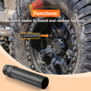 Universal 6 Point Spline Drive Tuner Socket Key Tool for 19mm (3/4) 21mm (13/16) Replacement Hex Socket - WeiSen - 80420003