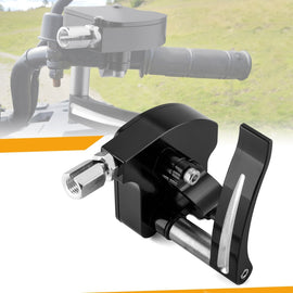 Universal ATV 7/8" 22mm Anodized Black Billet Throttle Thumb Assembly - WeiSen - 80501006