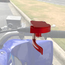 Universal ATV 7/8" 22mm Anodized Red Billet Throttle Thumb Assembly - WeiSen - 80501007