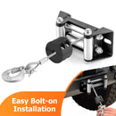 Universal ATV UTV 4 - 7/8" 4 - Way Winch Roller Fairlead Cable Guide for 2000 - 3500 LBS - WeiSen - 80310022